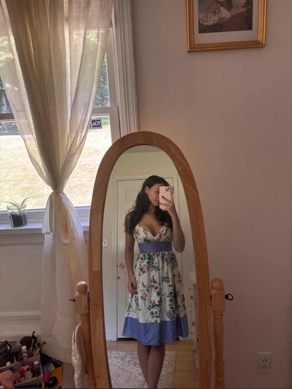 Floral vintage dress